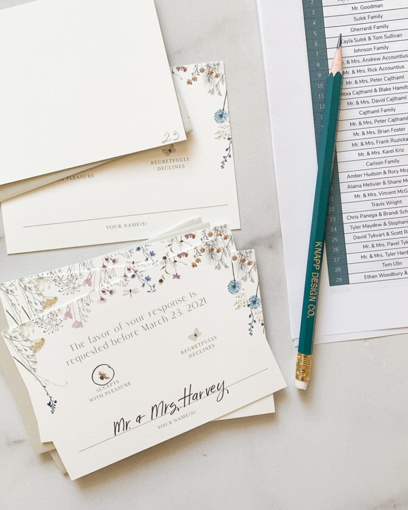 Easy Ways To Track Mail in RSVPs Knapp Design Co easy-ways-to-track-mail-in-rsvps-knapp-design-co